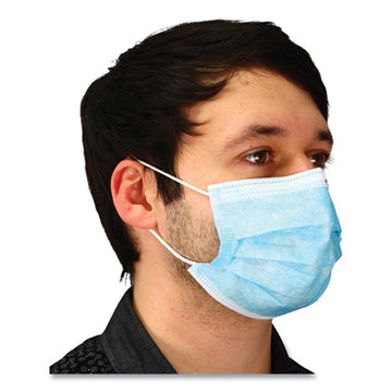 Impact® Malt By Impact Three-ply Face Mask With Ear Loops, 50 Box, 40 Boxes-carton freeshipping - TVN Wholesale